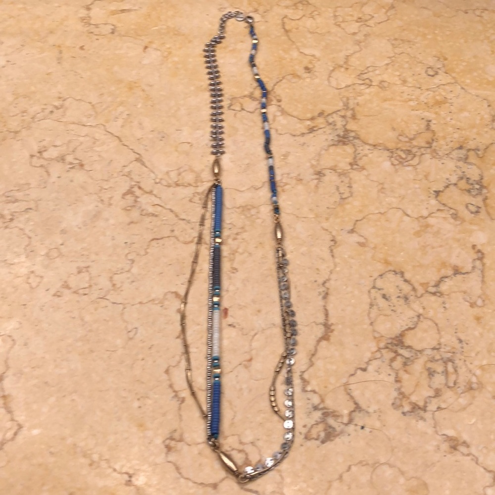 Stella and dot 30” long combo necklace/ bracelet